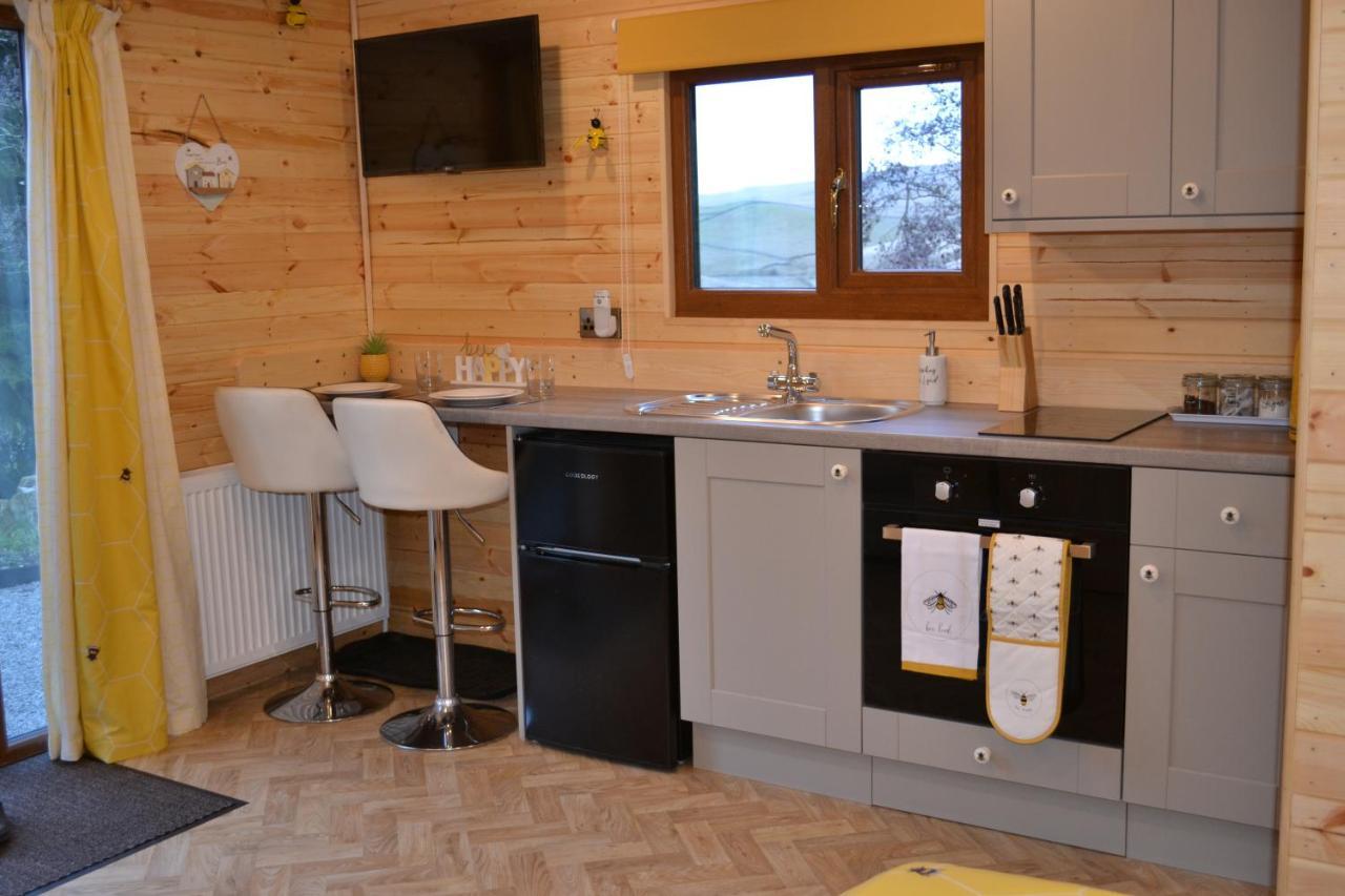 The Warren Lodge Cabin At Ashes Farm, Near Settle Esterno foto