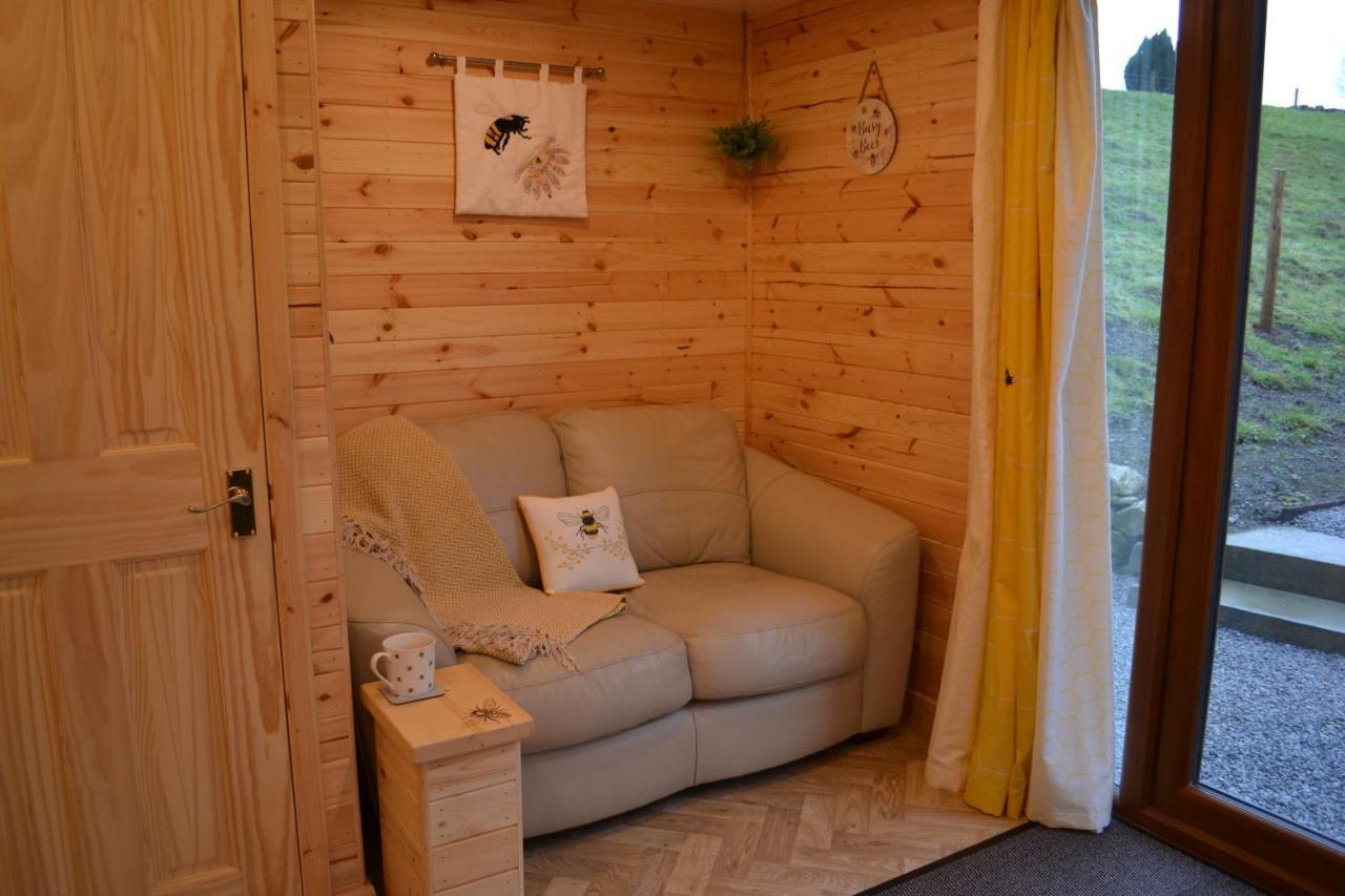 The Warren Lodge Cabin At Ashes Farm, Near Settle Esterno foto