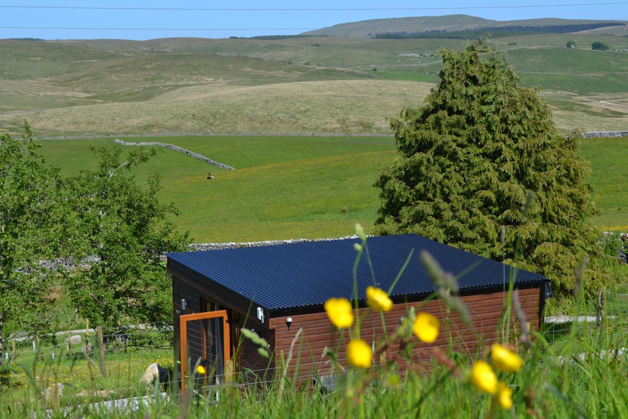 The Warren Lodge Cabin At Ashes Farm, Near Settle Esterno foto
